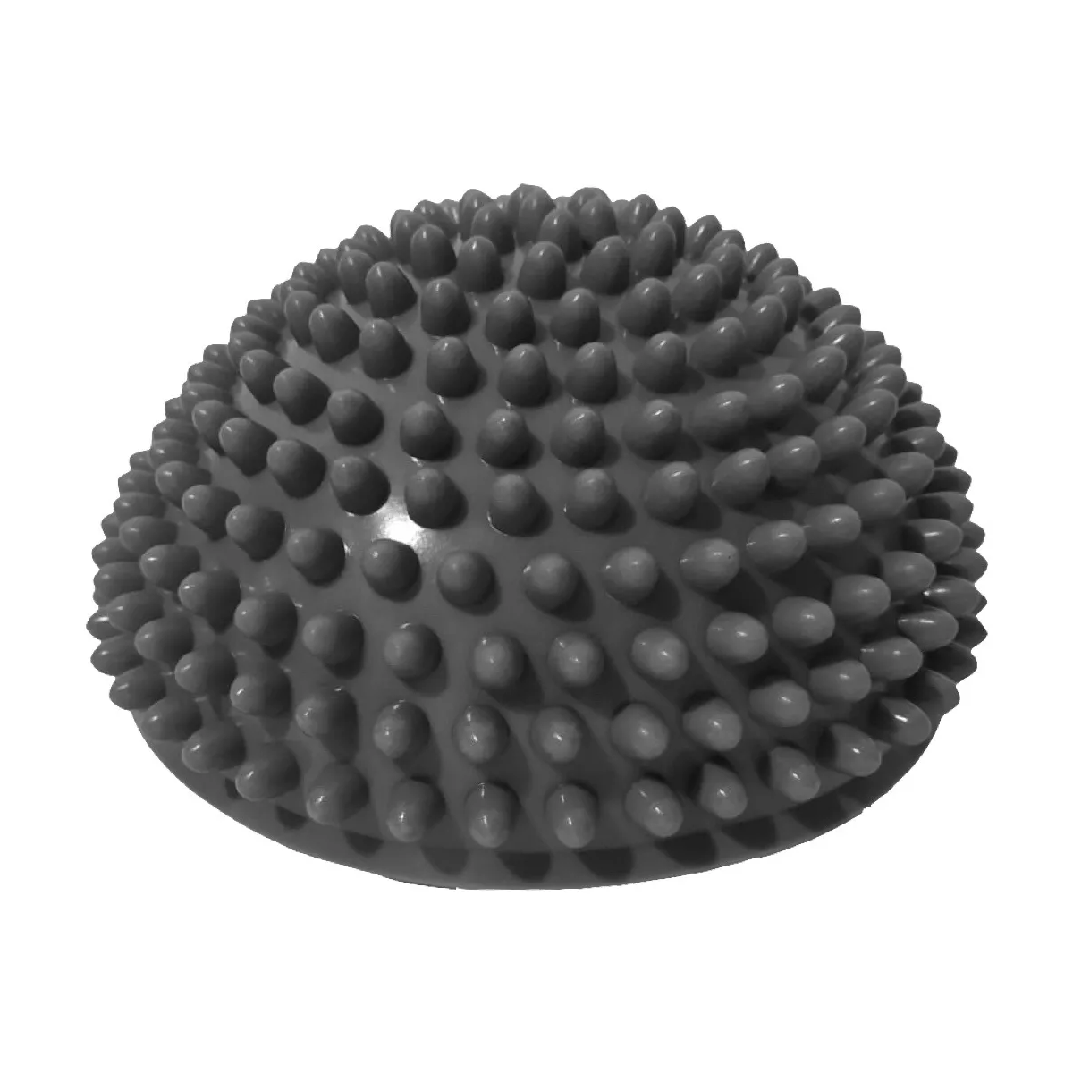 Mini Bosu Spike Ball Colores Media Pelota Equilibrio Fisio Gris