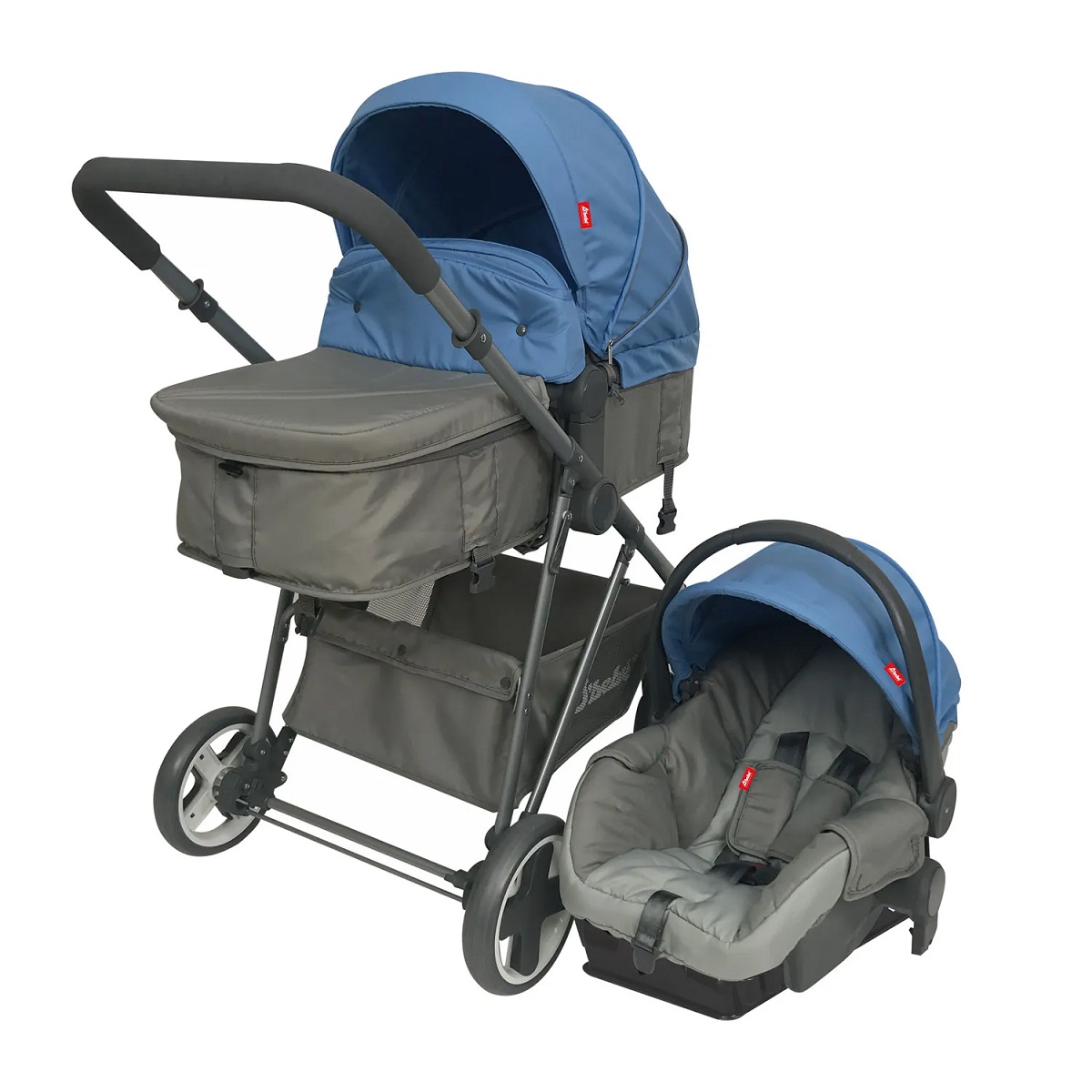 Carriola D'Bebé Travel System Queen Azul ENDY15