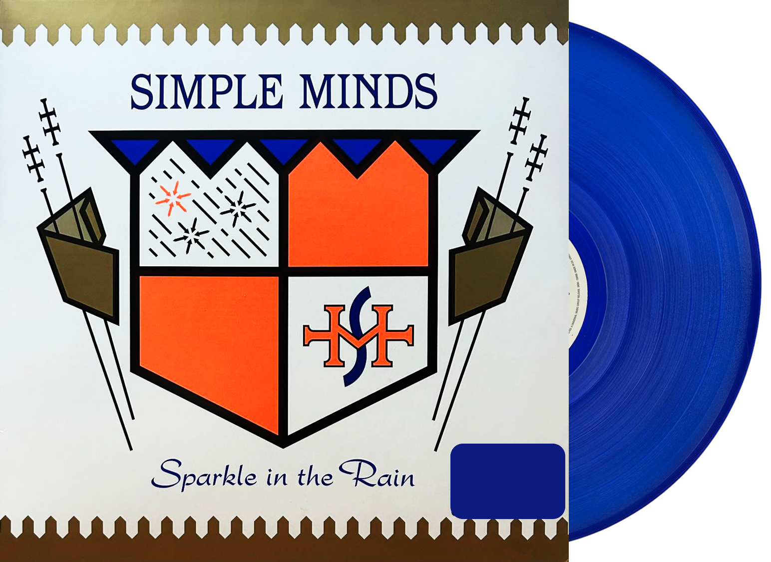 Simple Minds Sparkle In The Rain Blue Azul Lp Vinyl