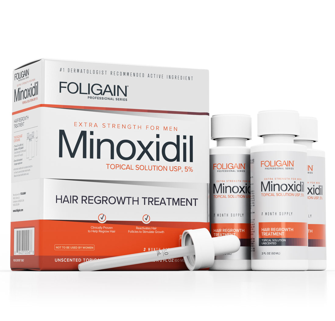 Foligain Minoxidil 5% para Hombres.