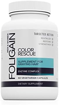 Foligain Color Rescue Suplemento Anticanas 60 Cápsulas