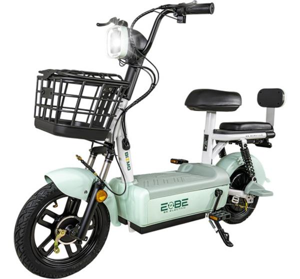 Bicleta Electrica Bicimoto 350w 12v 25km/h Luces Full Led Menta BIZMO