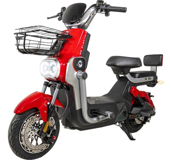 Bicicleta Bicimoto Electrica 800w 60v 50km/h Luces Full Led Rojo BIZMO