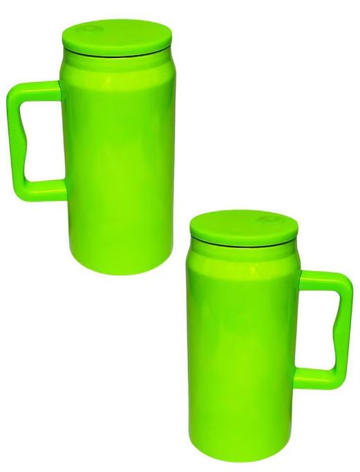 TERMO MAX 50 OZ VERDE NEÓN - 2PZ