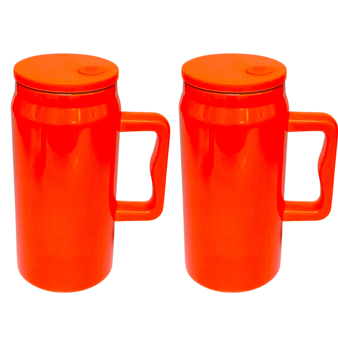 TERMO MAX 50 OZ Naranja NEON -2PZ