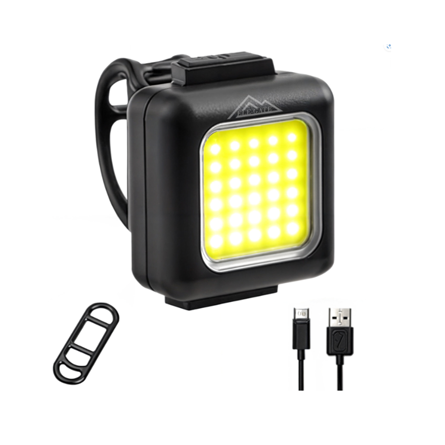 Luz LED para Bicicleta de Modo Dual Rojo o Blanco con Carga Visa USB Resistente al Agua