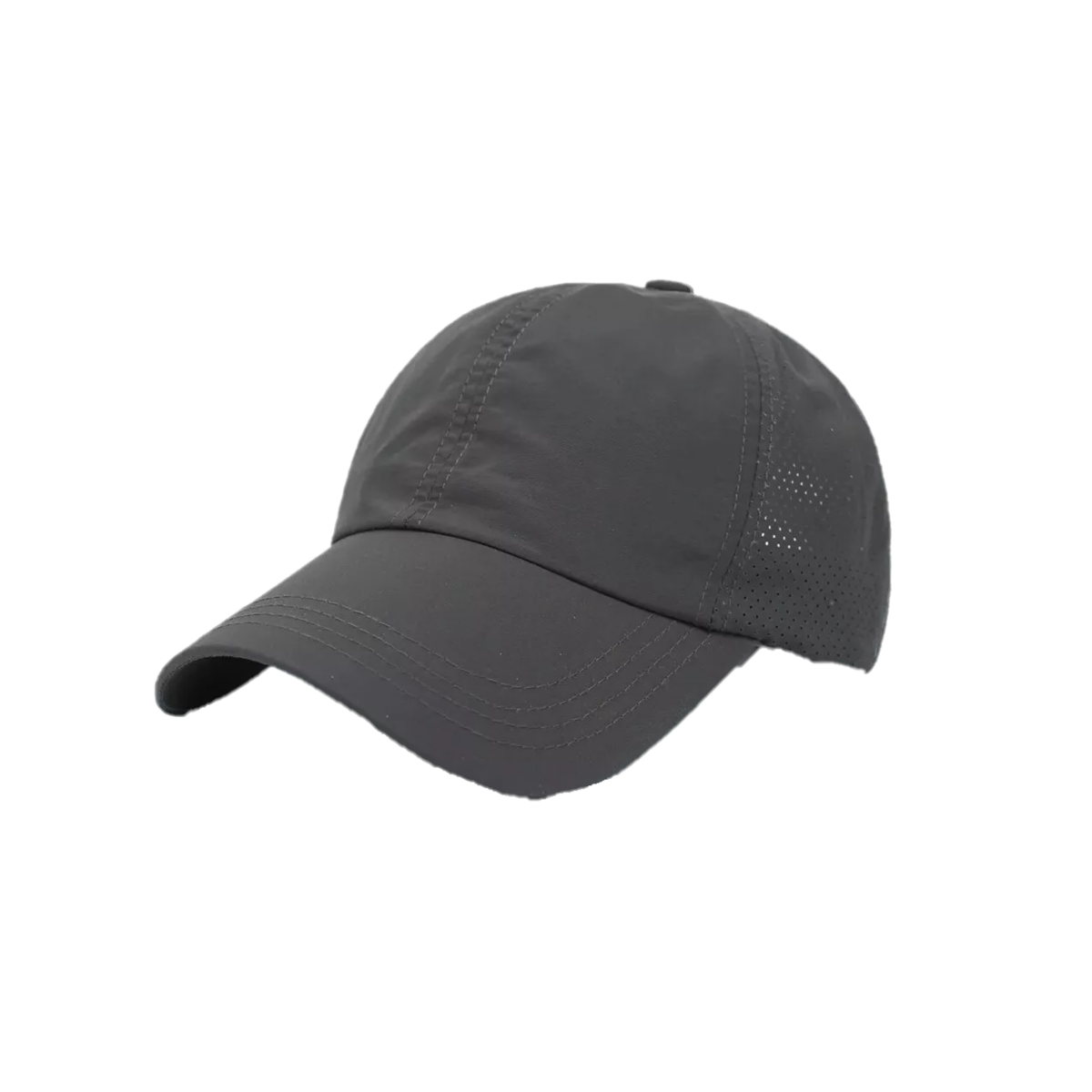 Gorra Deportiva Mujer Transpirable Actividades Al Aire Libre Gris Oscuro