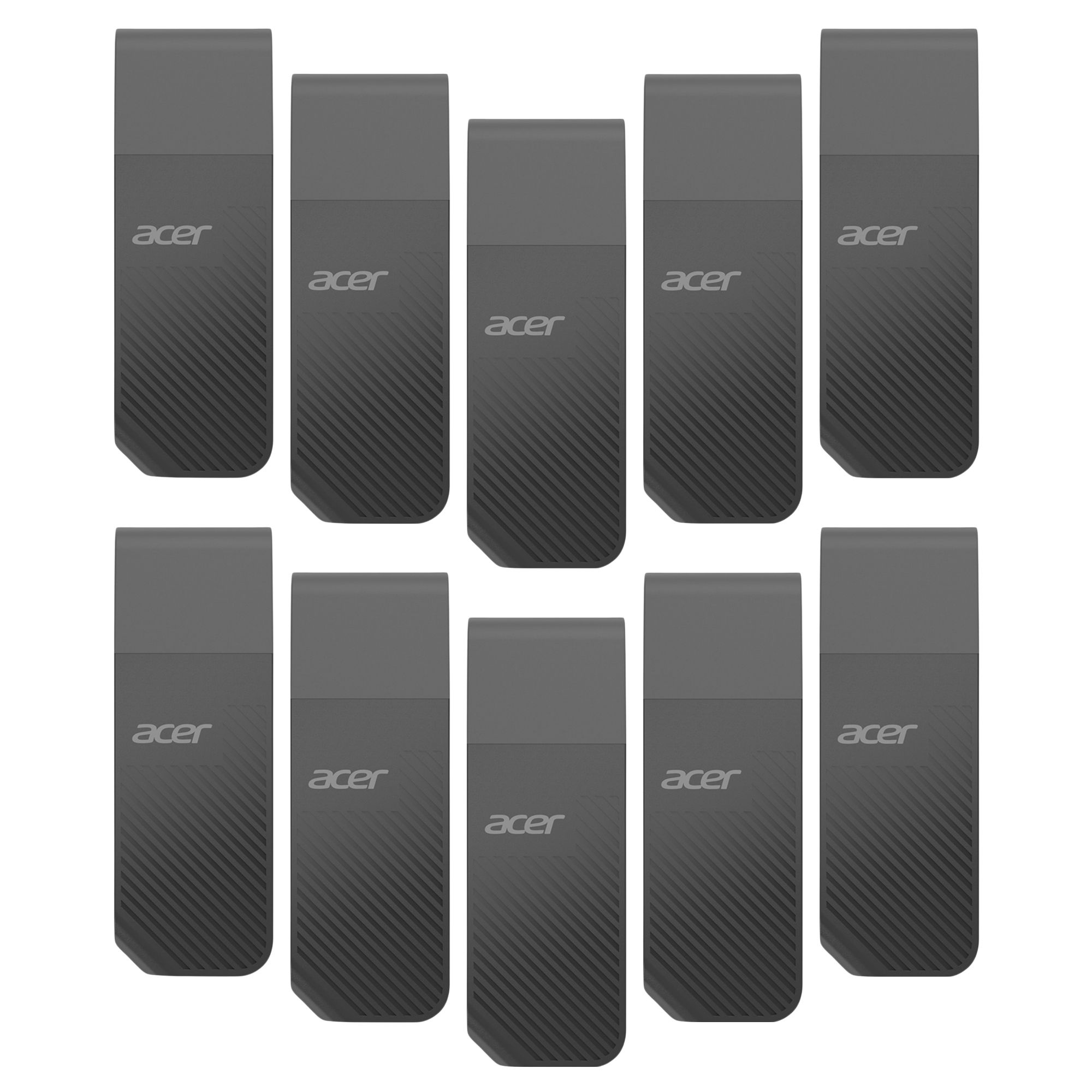 10 Pack - Memoria USB de 8 GB Acer UP200, Negro