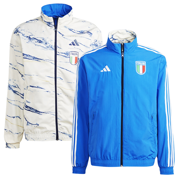 Chamarra Original Adidas Selección de  Italia doble vista 2022 HT2186