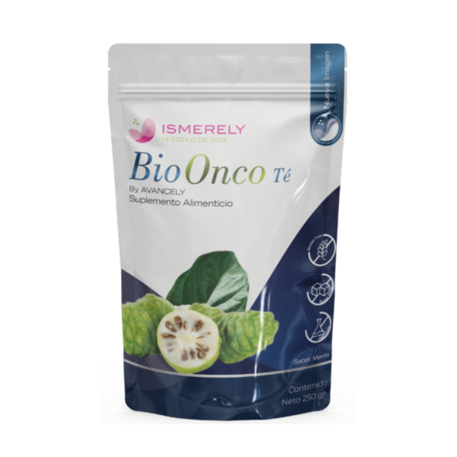 Bio Onco Té - Té en Polvo Antitumoral, Antiinflamatorio y Antioxidante  | Tamarillo, Guanábana y Ajo | Ayuda en la Prevención del Cáncer