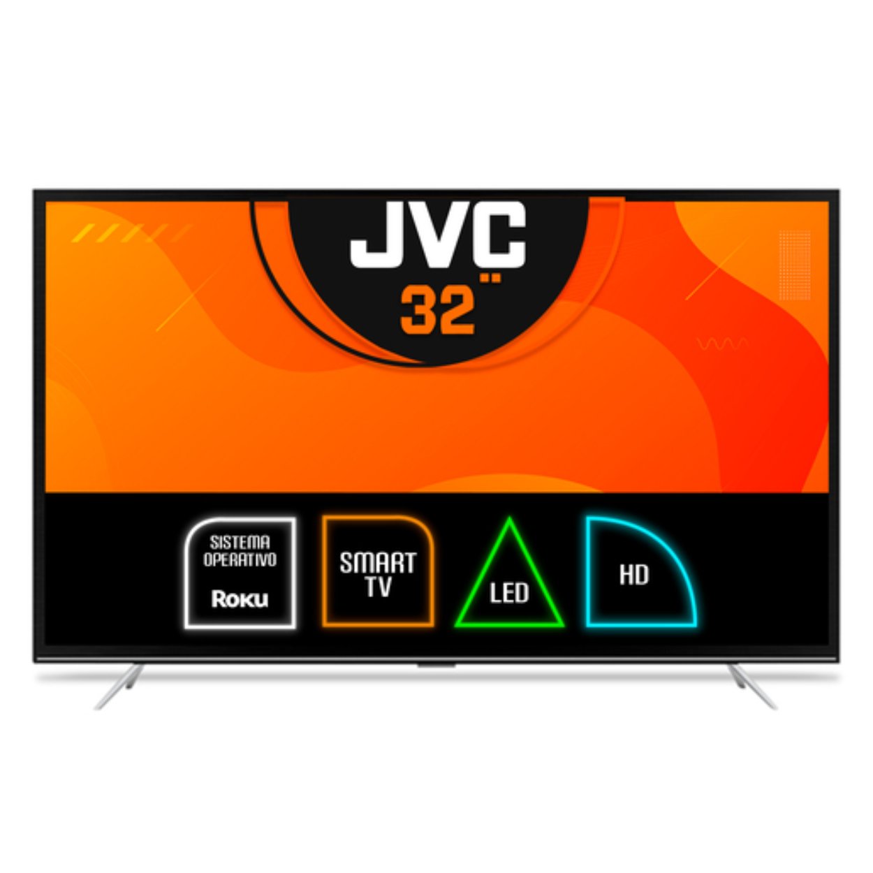 Televisión Pantalla 32 Pulgadas JVC Smart TV HD SI32R