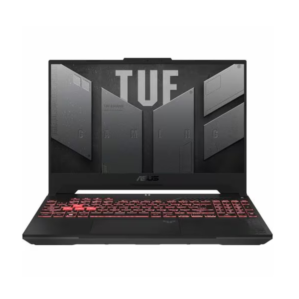 Laptop ASUS TUF GAMING 15.6 : Procesador AMD Ryzen 5 7535HS (hasta 4.5 GHz), Memoria de 16GB, SSD de 512GB, S.O. Windows 11 Home. 