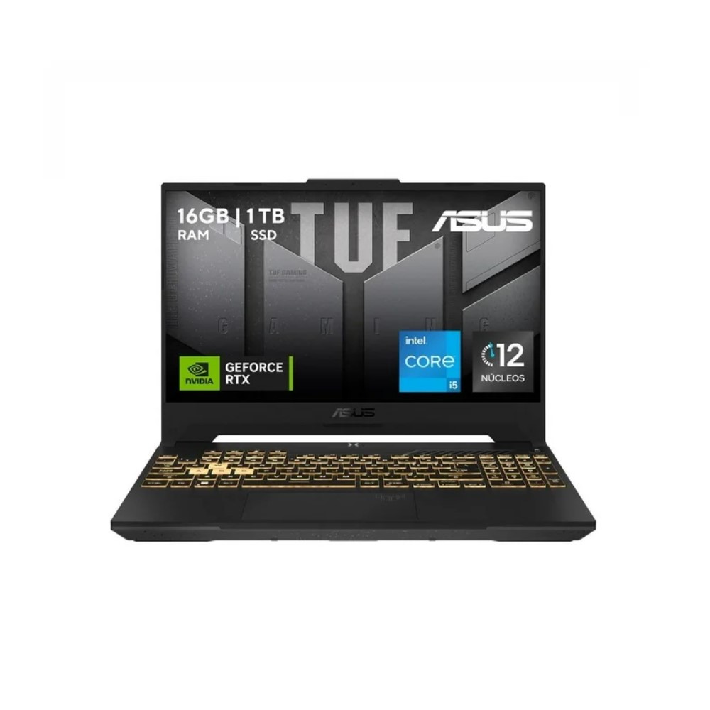 Laptop Gamer ASUS TUF Gaming A15 - NVIDIA GeForce RTX 2050 - 15.6" - AMD Ryzen 5 7535HS - 16GB - 512GB SSD. 