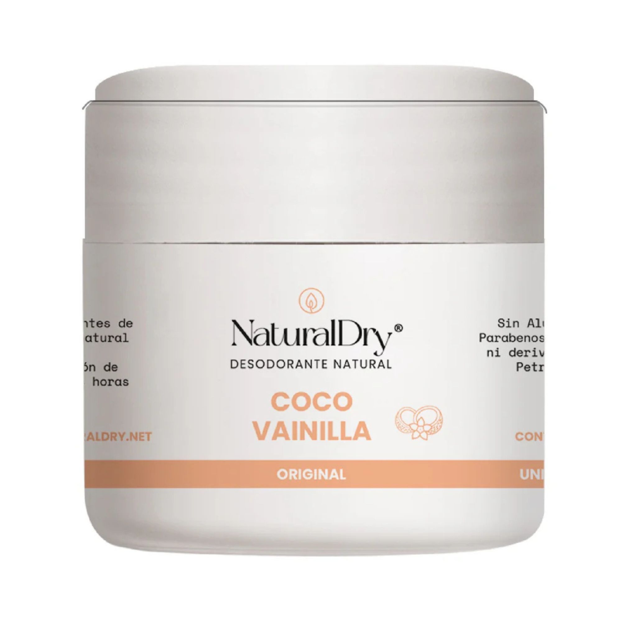 Desodorante Naturaldry en Crema Coco Vainilla