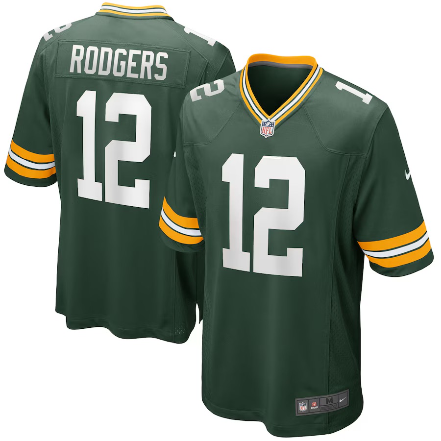 Jersey Original Nike Americano NFL Green Bay Packers Rodgers #12