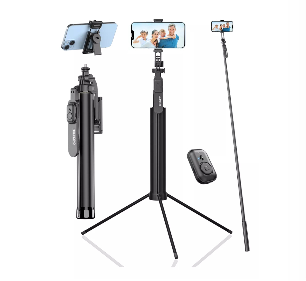 Trípode Celular Selfie Stick Bluetooth Control Remoto 190cm