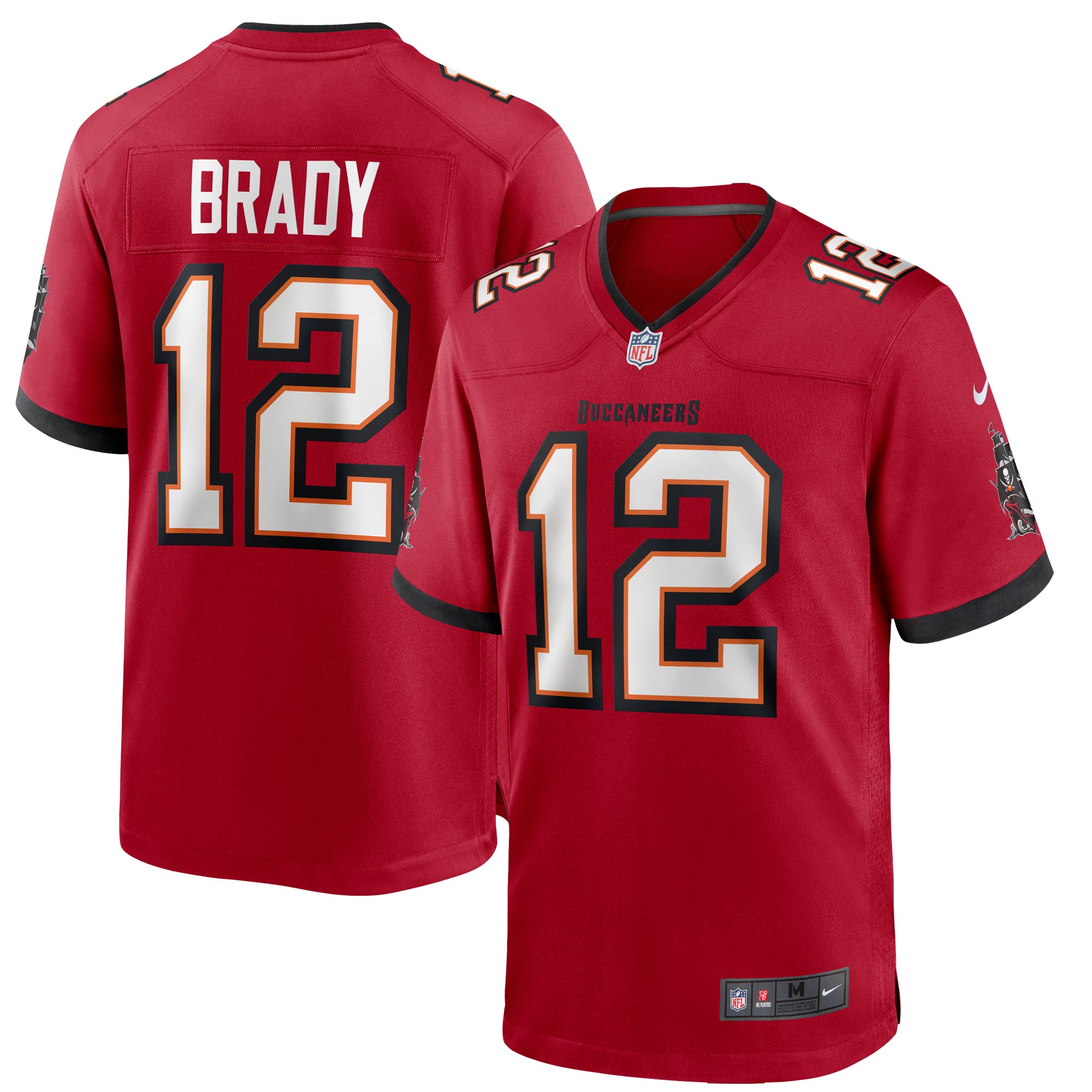 Jersey Original Nike Americano NFL Bucaneros de Tampa Bay Brady #12