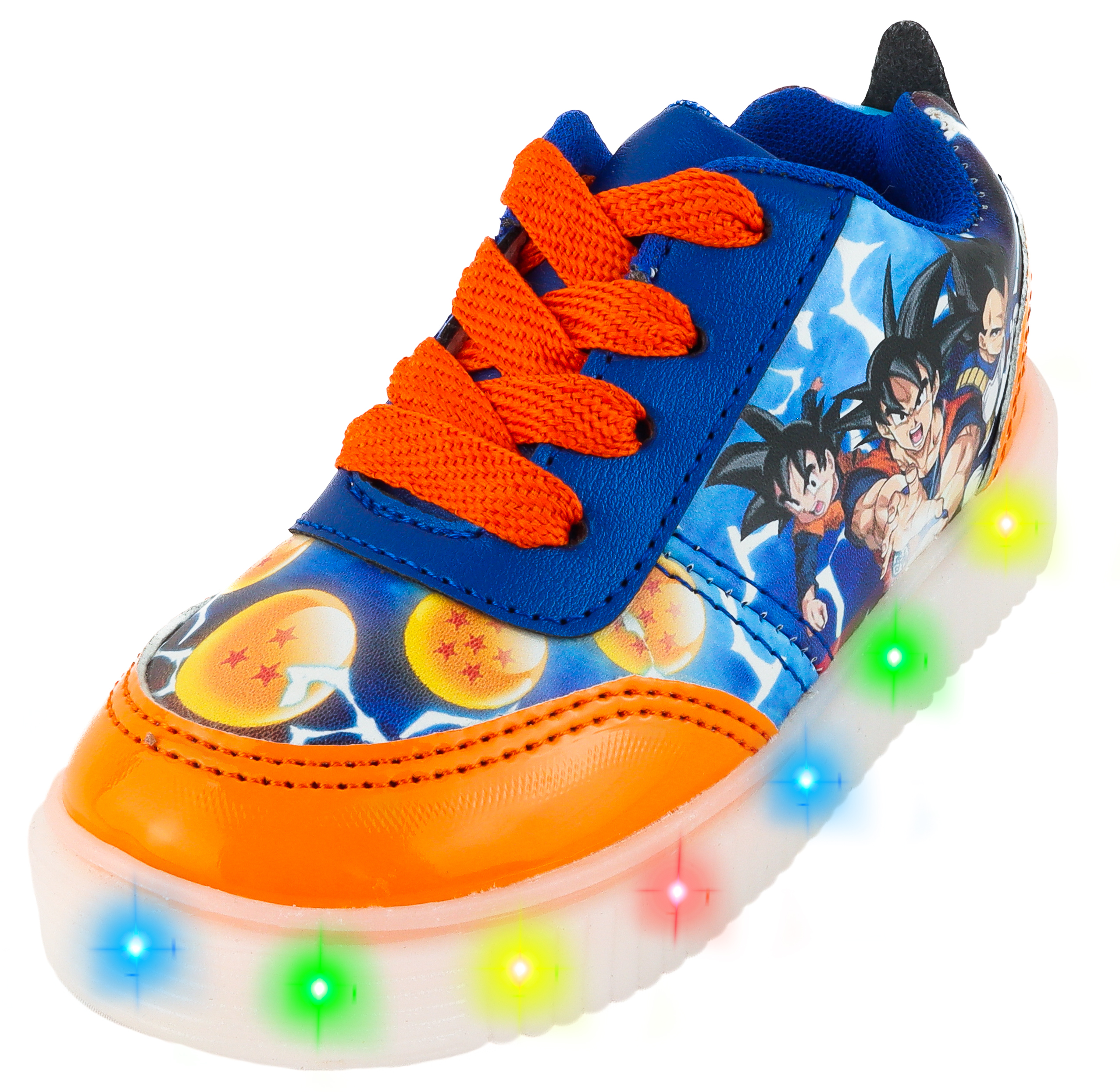 Tenis Niño Gocku Dragon Ball Luces Leds Vegeta Gohan 770-RDB