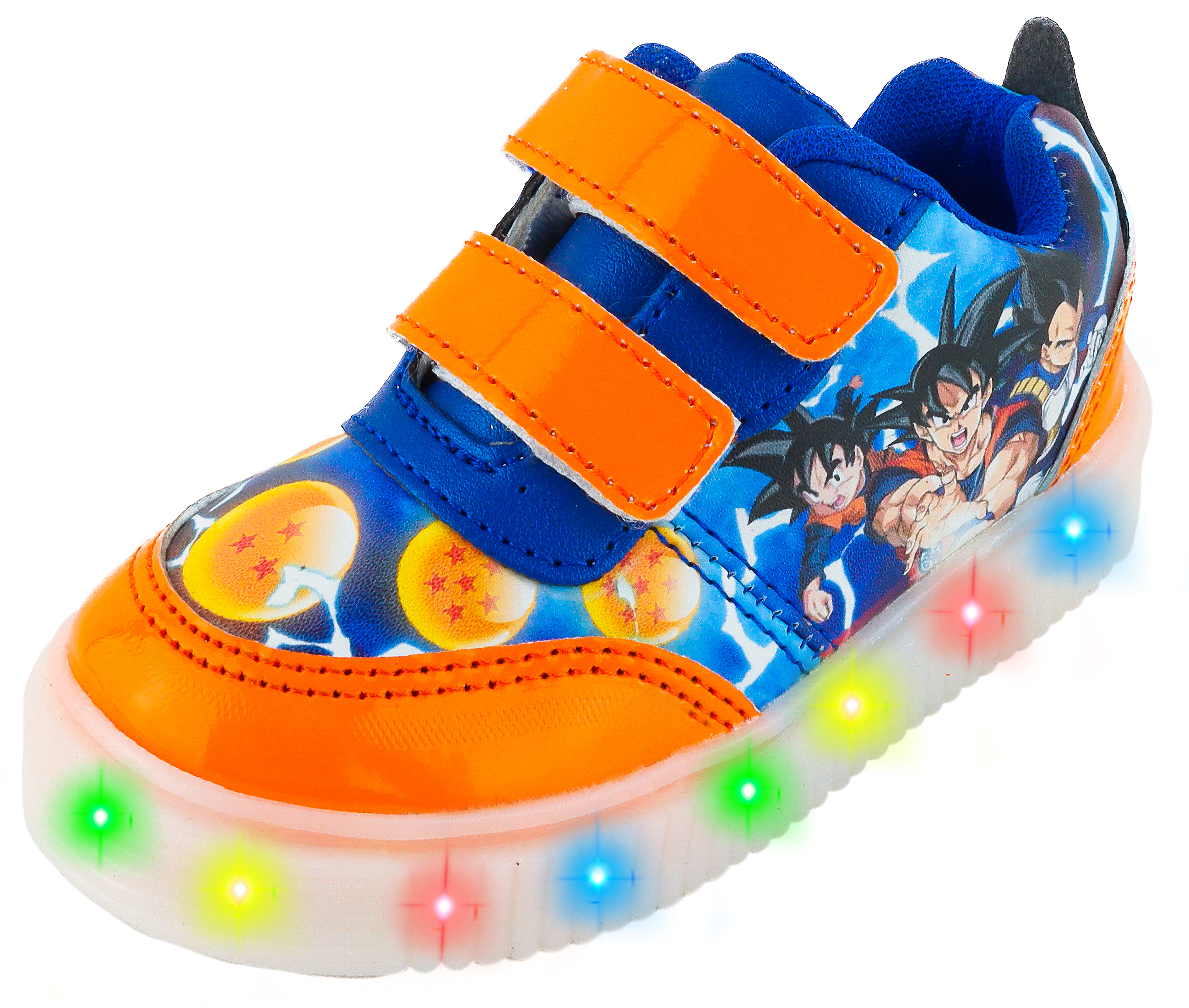 Tenis Niño Gocku Dragon Ball Luces Leds Vegeta Gohan 780-RDB