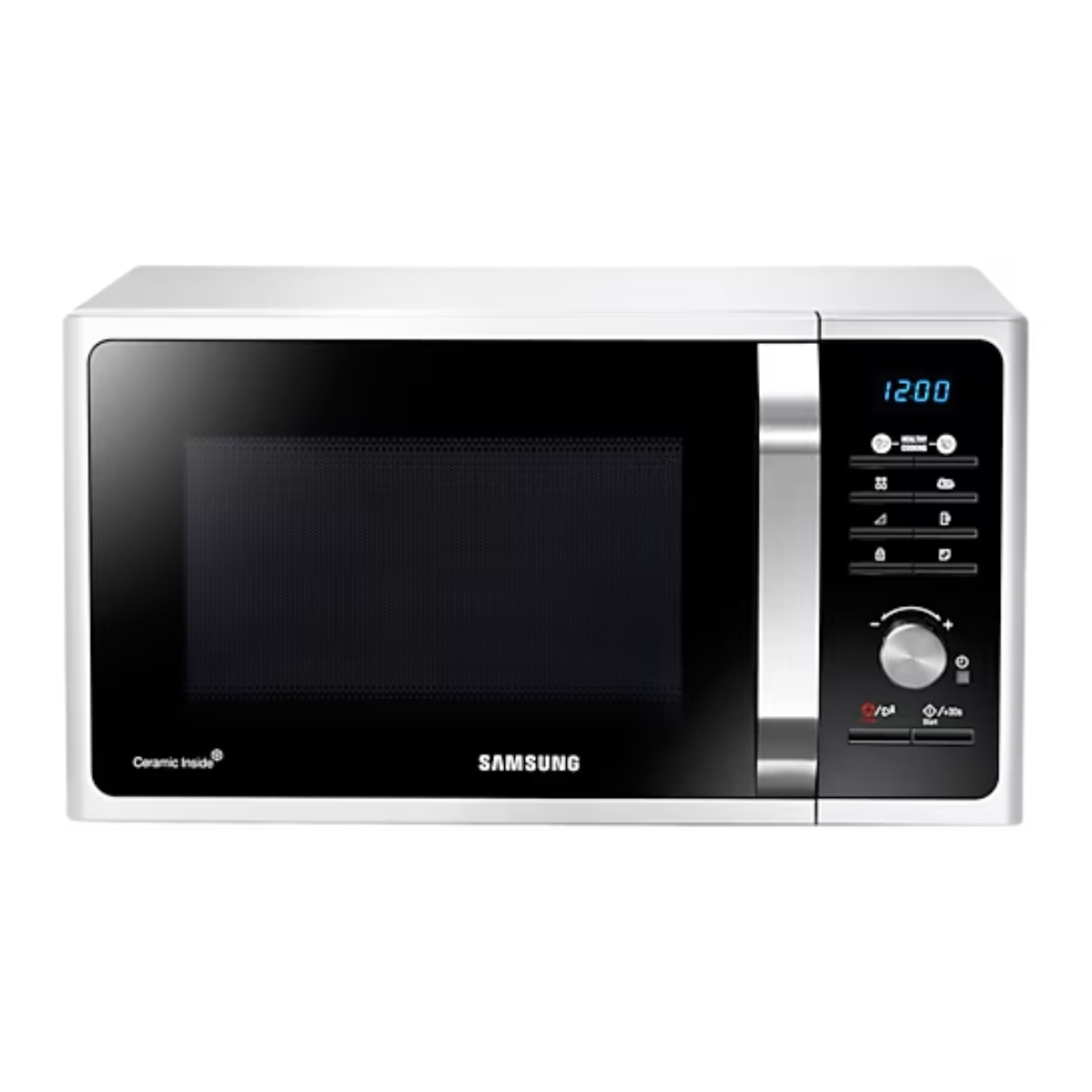 Horno de Microondas Samsung MS32F303TAW 1.1 Pies C/Manija Negro/Blanco ALBY16