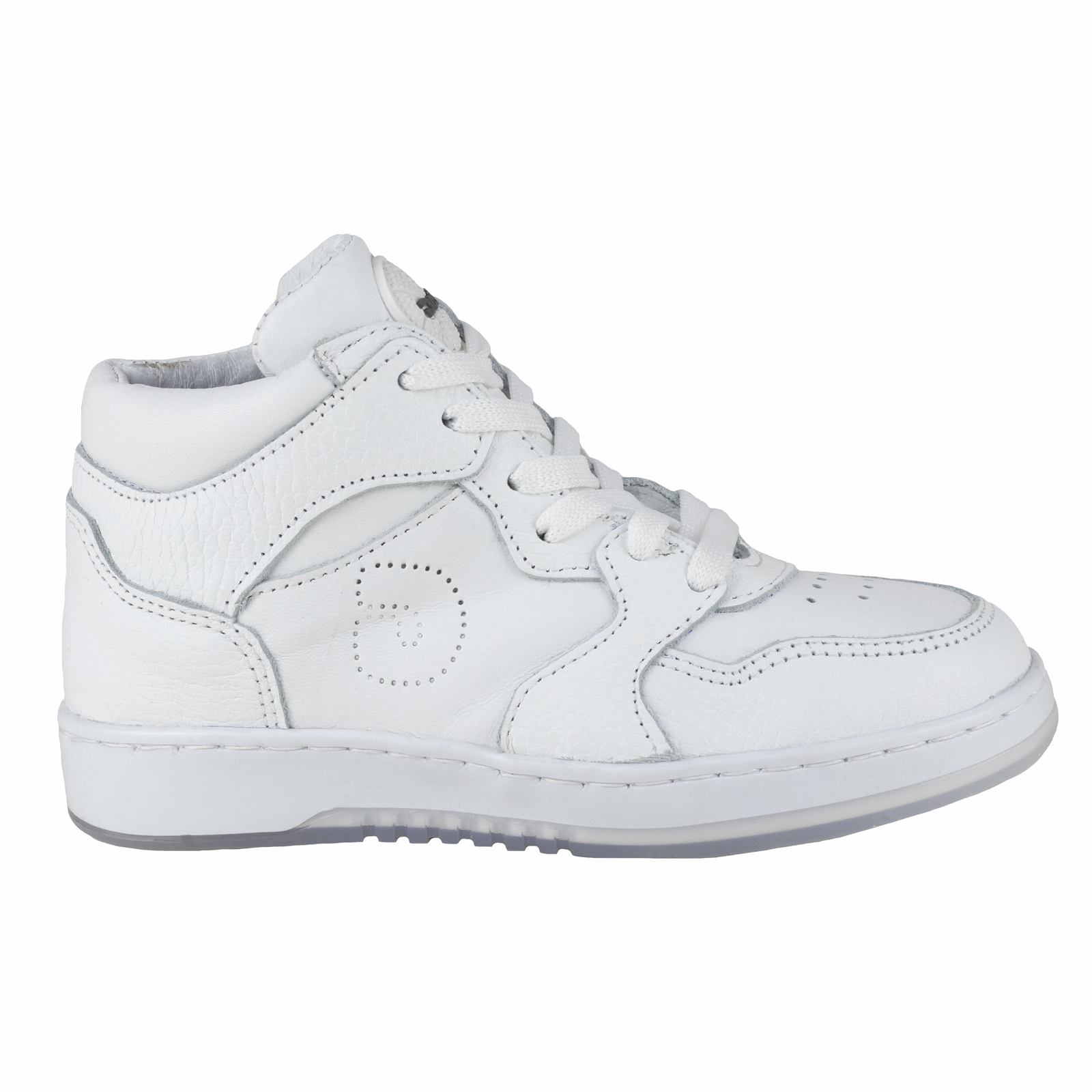 Tenis Blanco De Bota Urbano De Niño Dogi Piel E10008 Confort