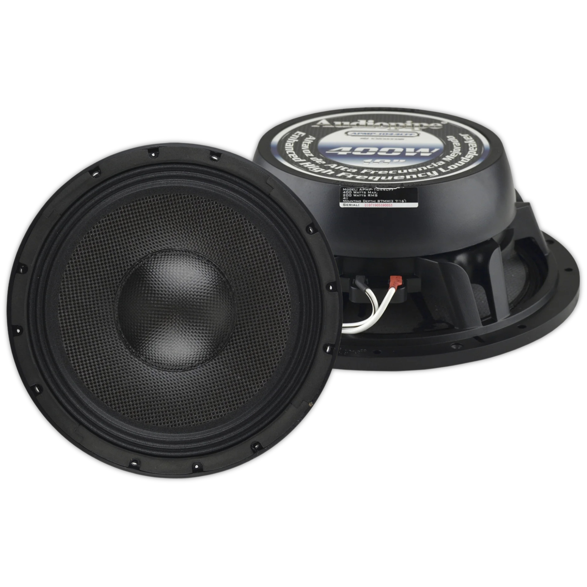 Medio Rango Audiopipe APMP-1044CFF 10 PLG 400W