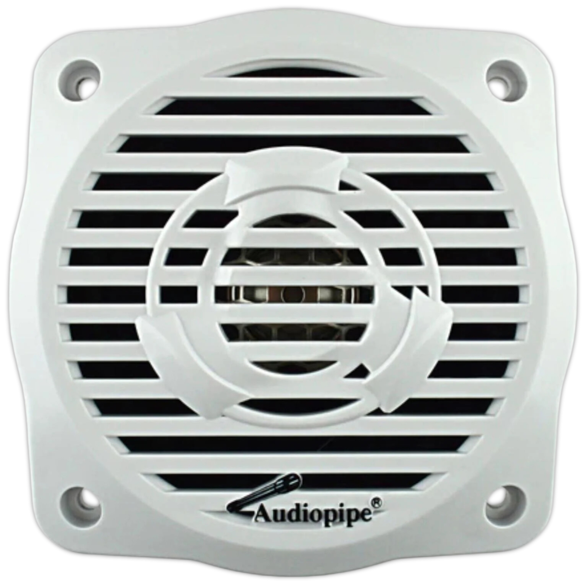 Bocinas Marinas Coaxiales Audiopipe APSW-4032-WHT 4 PLG 100W