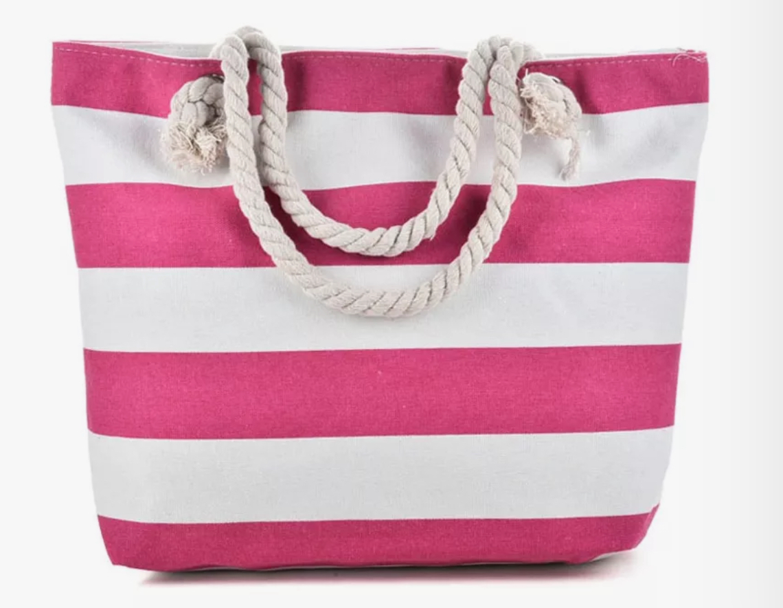 Bolso Mano Mujer Alta Capacidad Playa Impermeable Rosa  