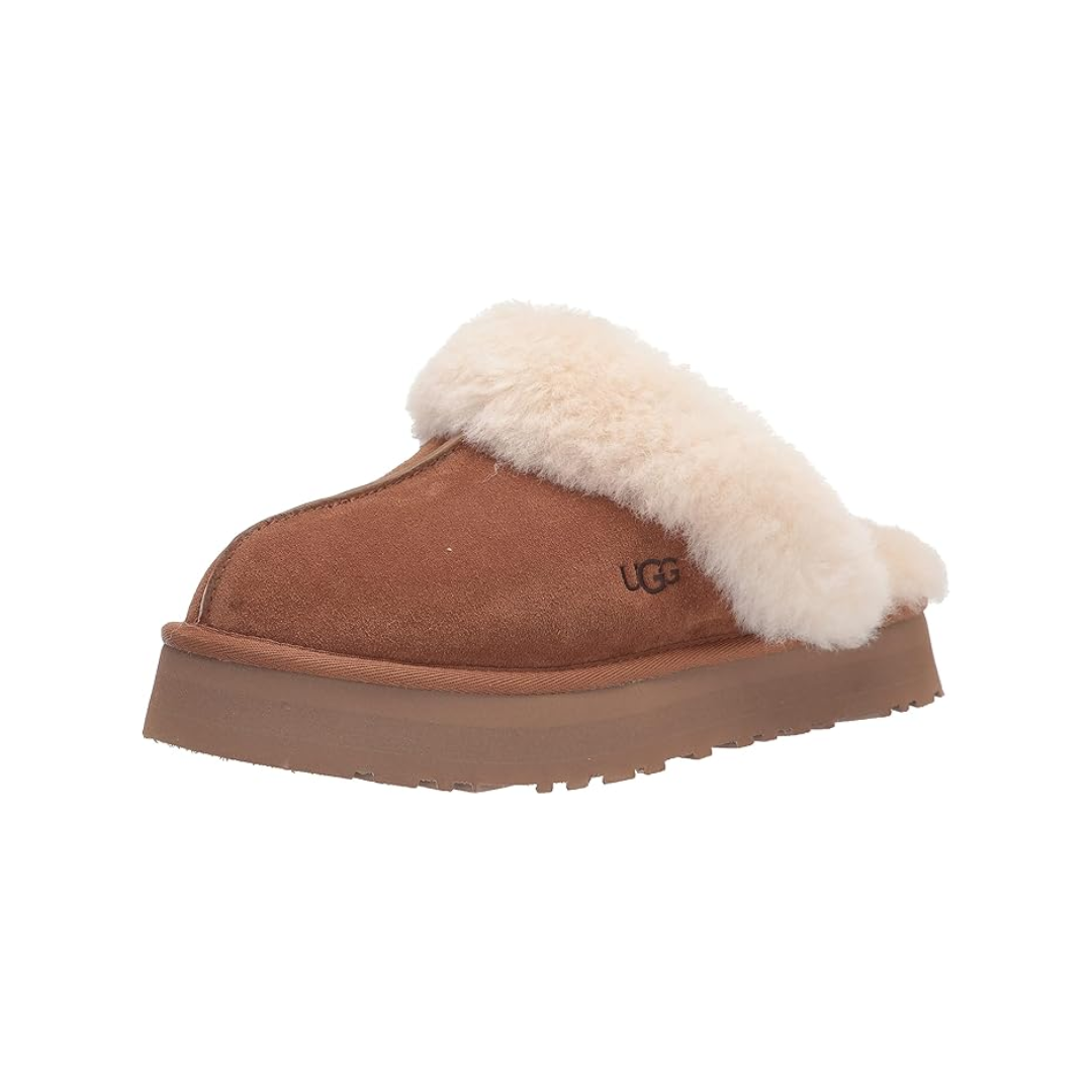 Pantuflas UGG Disquette para Mujer, Estilo Casual y Cómodo, Calzado Versátil de Uso Diario