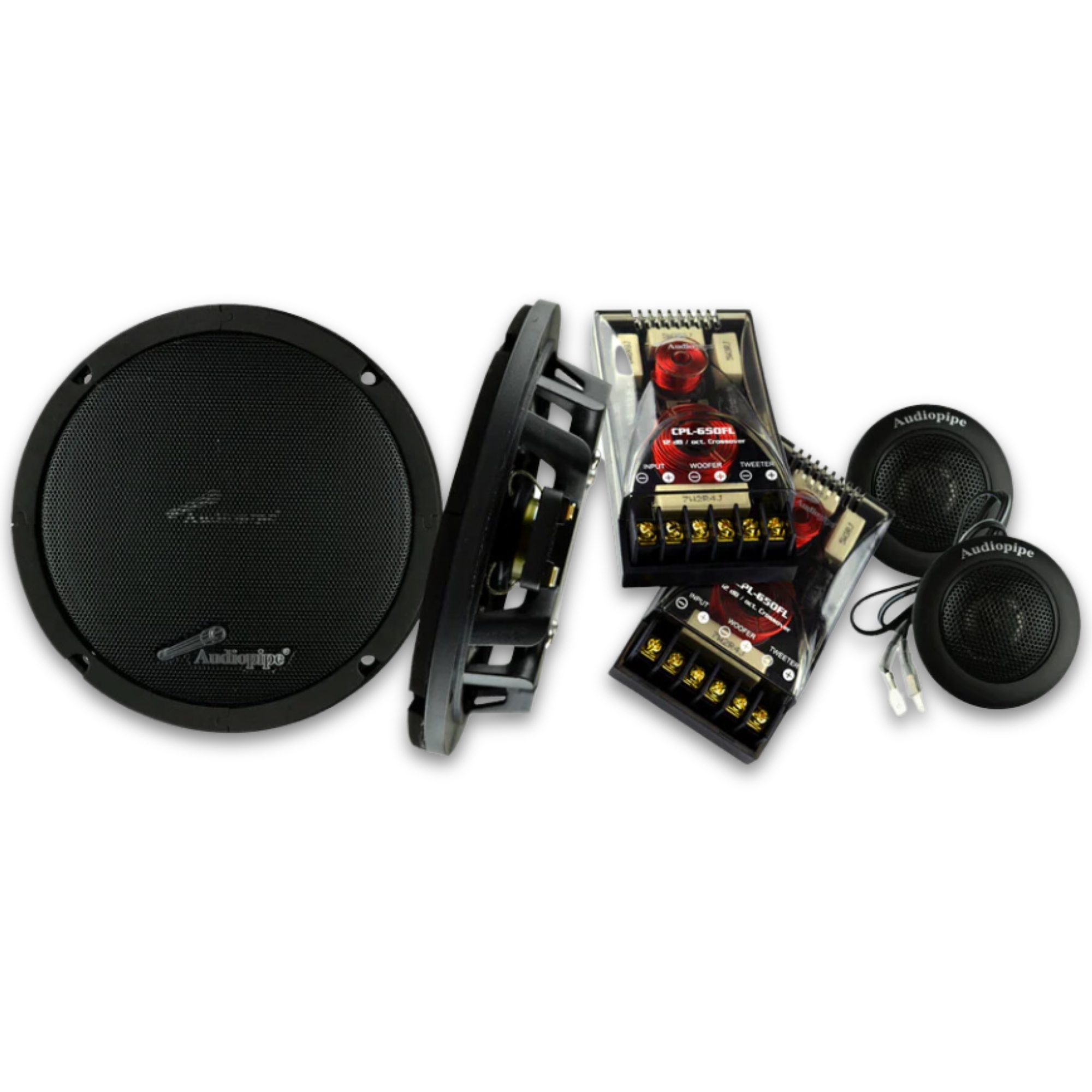 Set de Medios Audiopipe CPL-650FL 6.5 PLG 100W