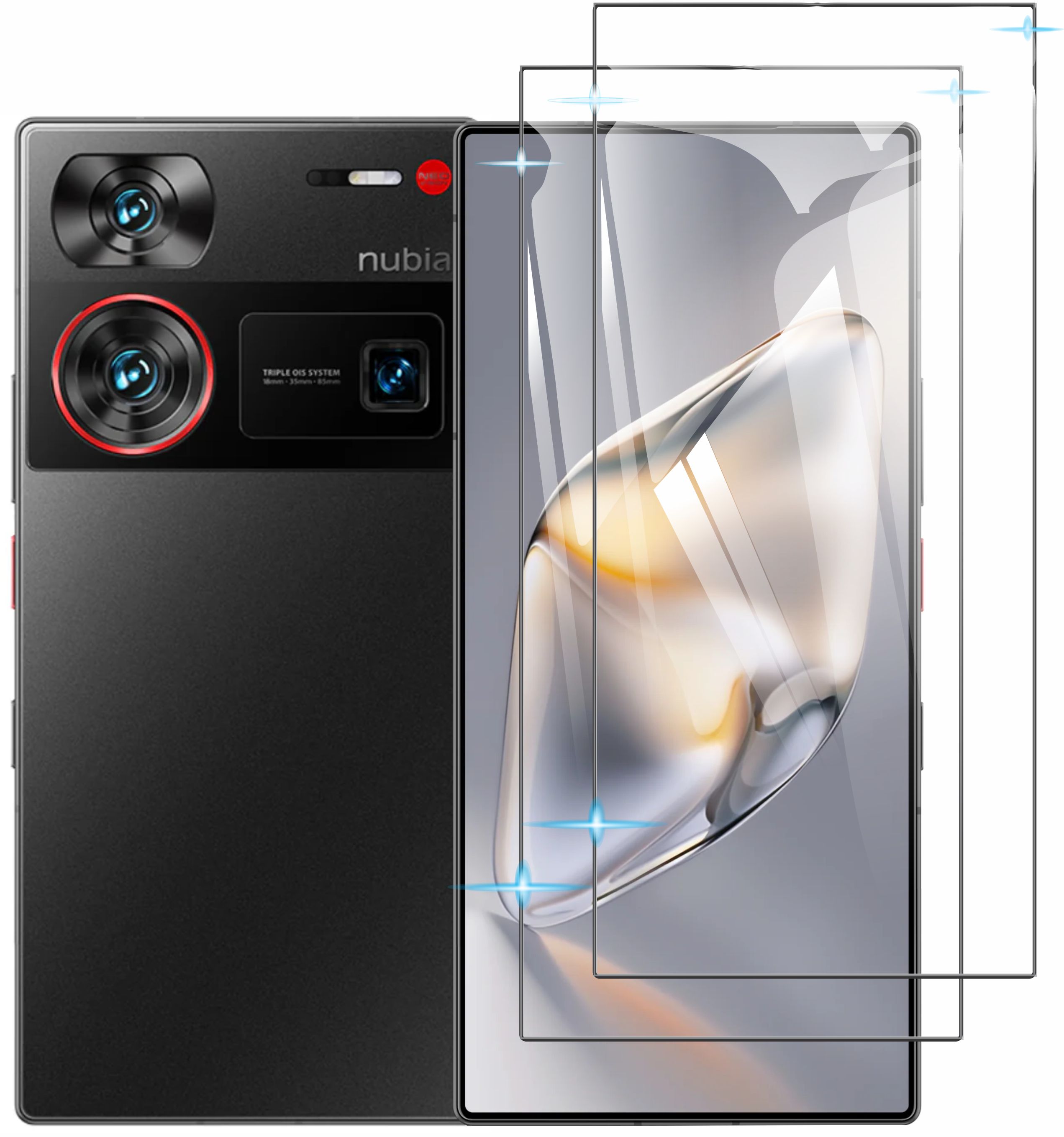 2 Piezas Cristal Templado Para Zte Nubia Z60 Ultra