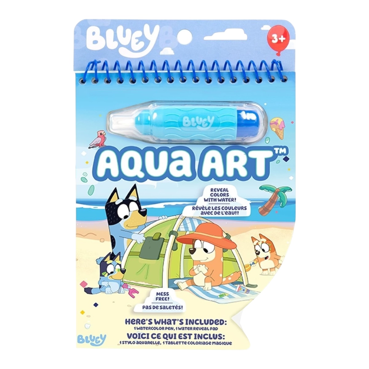 Bluey Libro Para Colorear Con Agua Revela Color