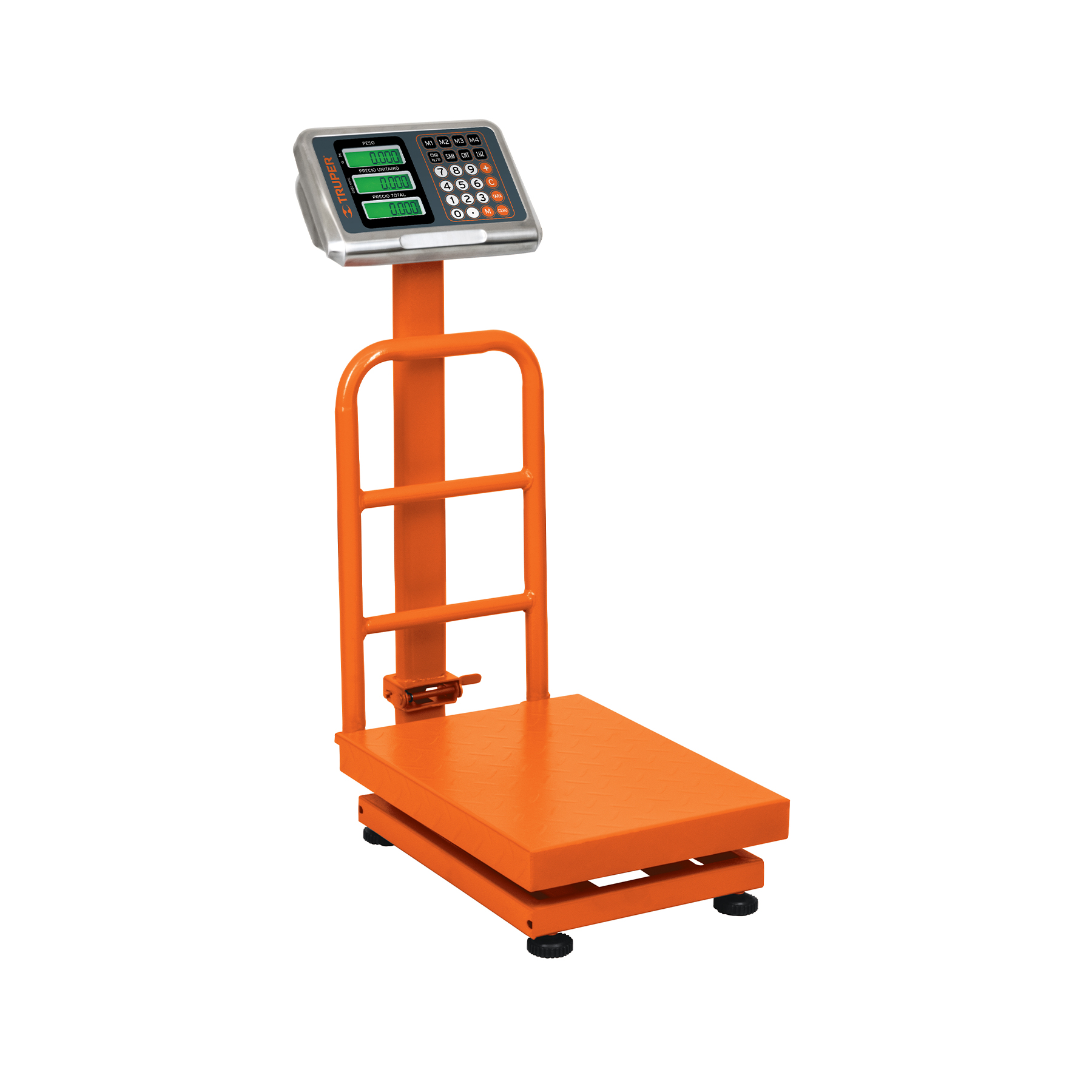 Báscula electrónica de plataforma, plegable, 100 kg, Truper