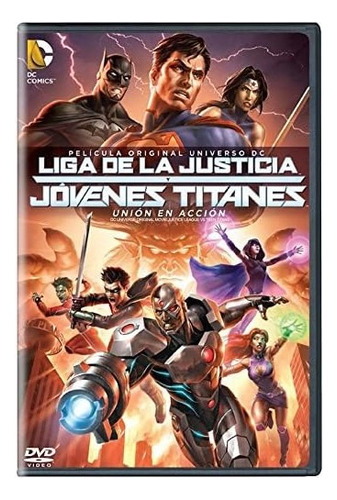 Liga De La Justicia Y Jovenes Titanes Union En Accion Pelicula Dvd