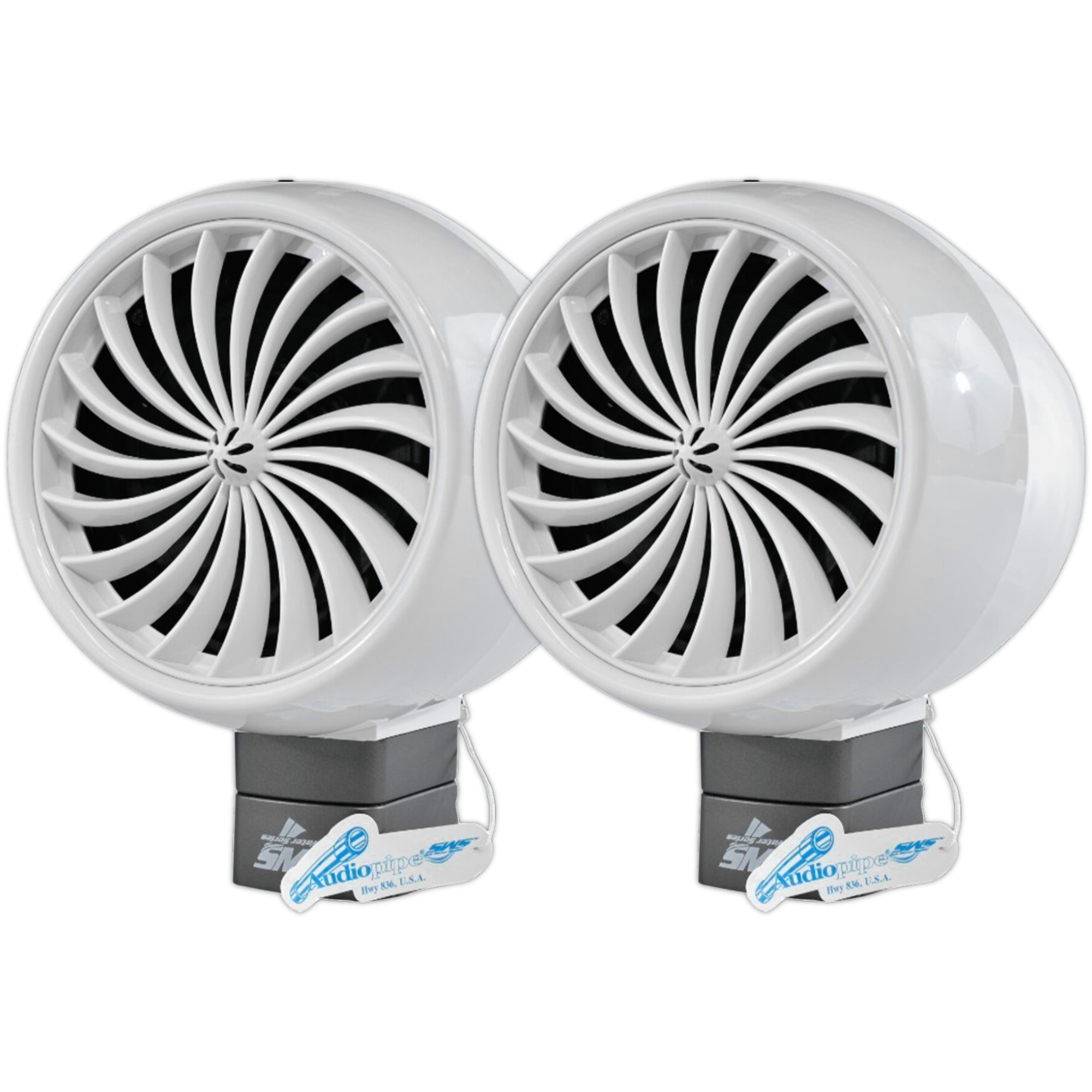 Bocinas De Torre Marinas Audiopipe SWS-TW650WHT 200W 4 Ohms