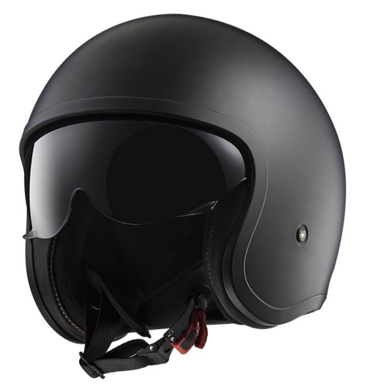 CASCO 3/4 LS2 SPITFIRE 0F599 NEGRO MATE CON GAFAS TALLA XL