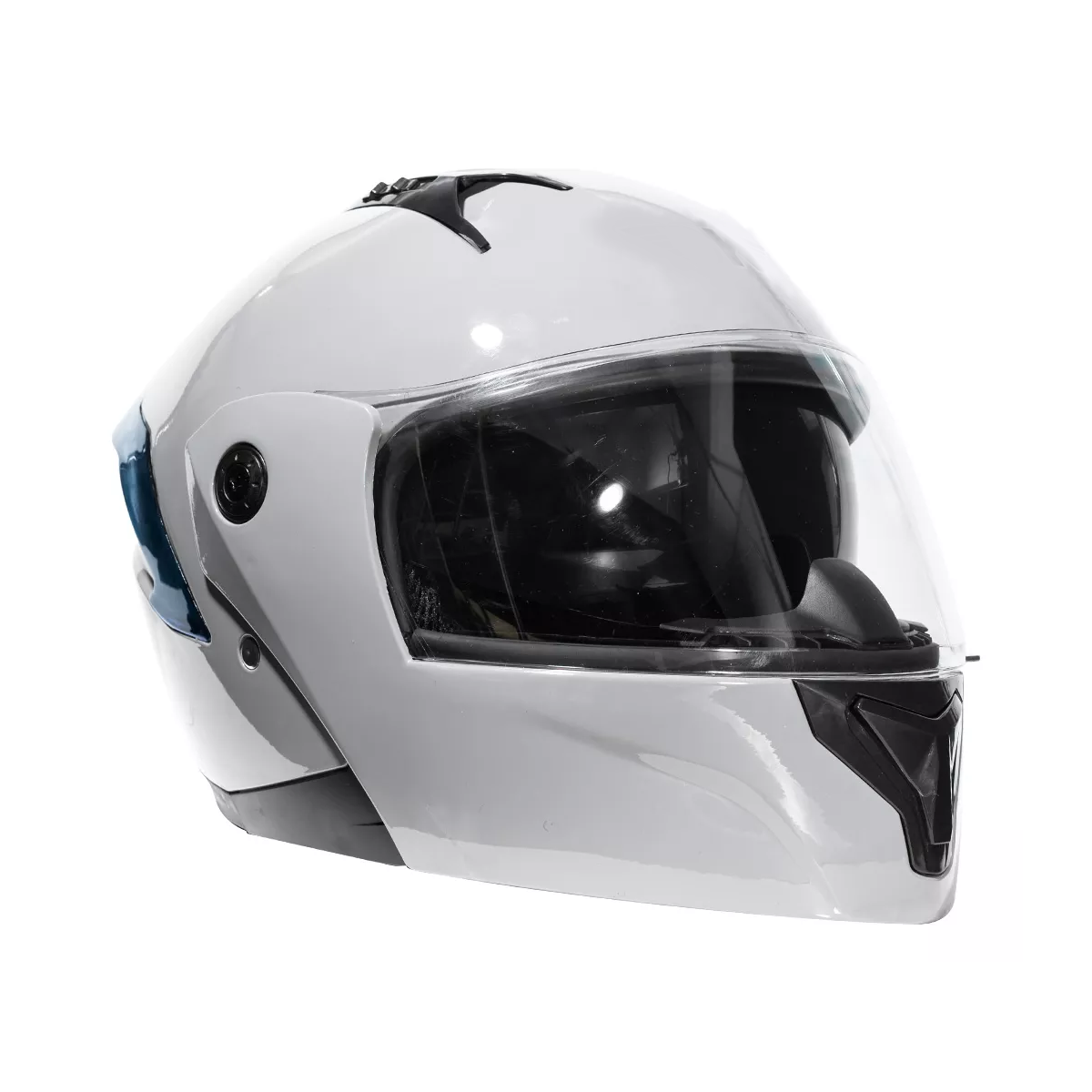 Casco Moto Abatible Plegable Gafas Color:Gris Talla: M