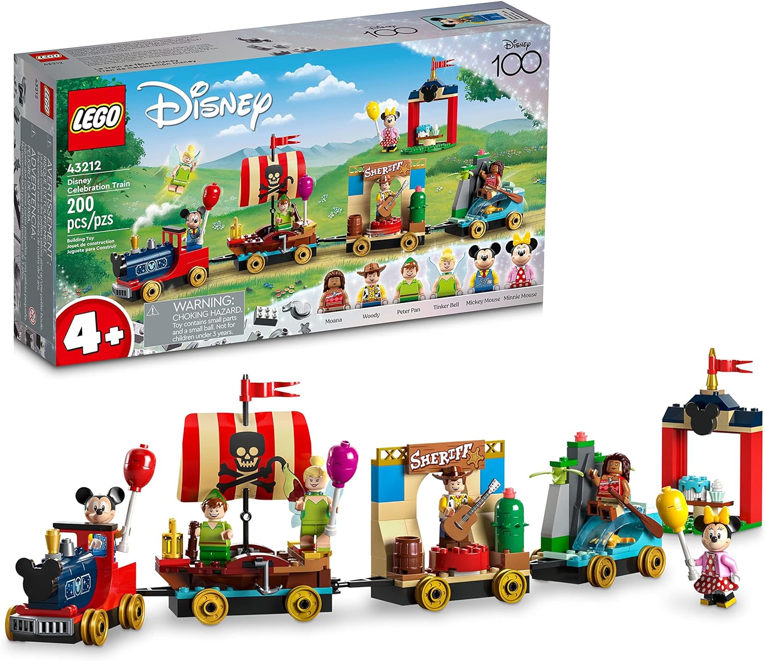 Lego Disney Tren De Celebracion 43212 100 Aniversario