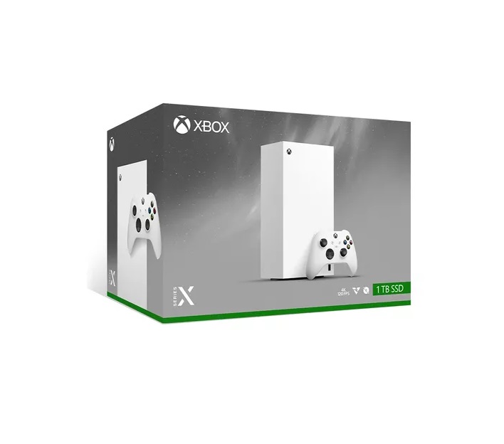 Consola Microsoft Xbox Series X Modelo 1882, De 1 Tb 4K Edición Digital Color Blanco