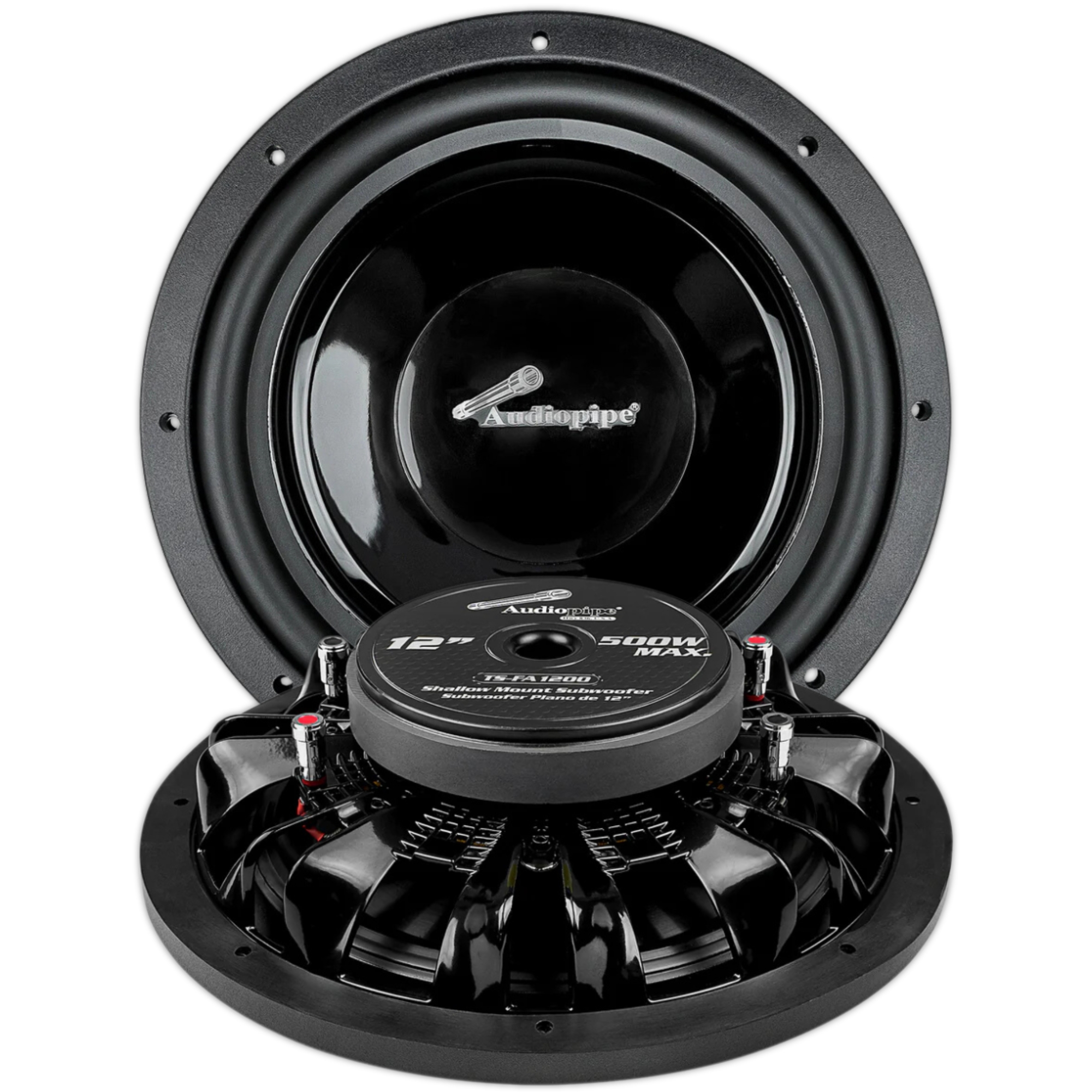 Subwoofer Plano 12 Pulgadas Audiopipe TSFA1200 500W Compacto