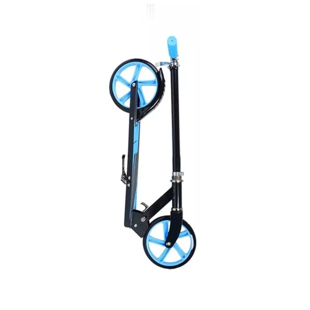 Scooter para niños 2 llantas plegables ligero altura adjustable Azul/Negro