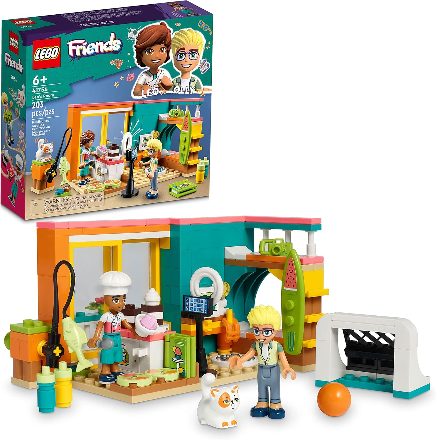 LEGO Friends 41754 Habitacion de Leo 203 Piezas