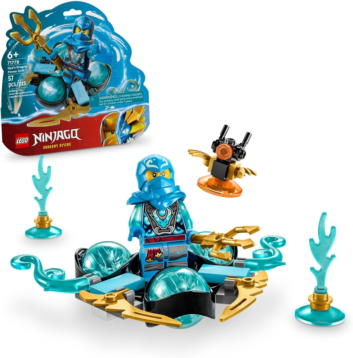 Lego Ninjago 71778 NYA Dragon Power: Derrape Spinjitzu