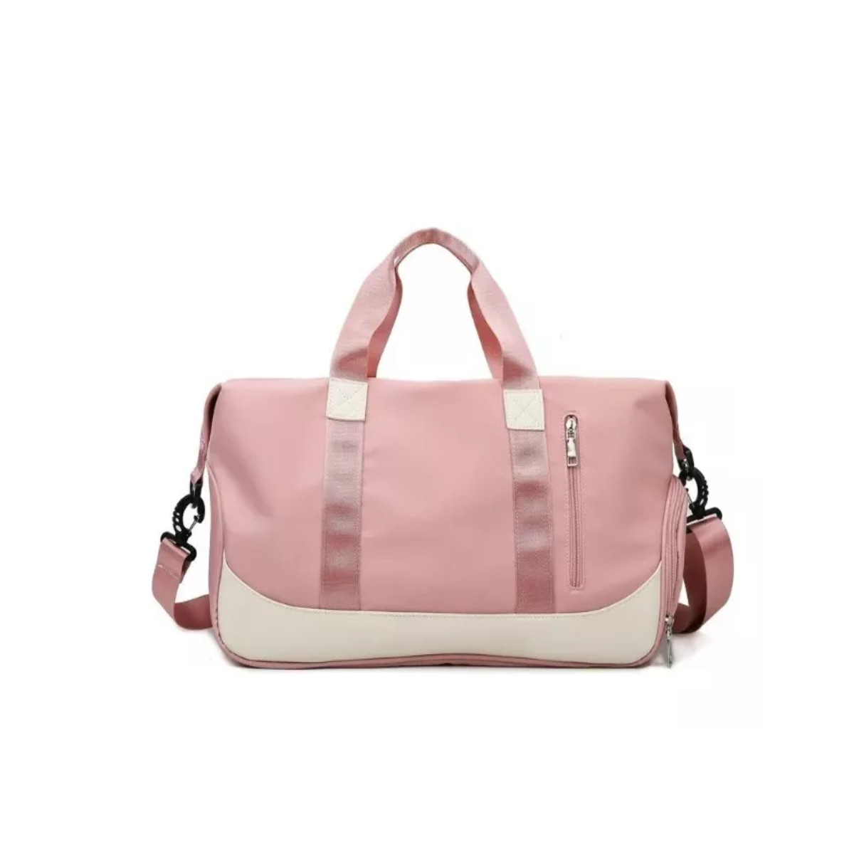 Maleta Gym Ejercicio Bolsa Viaje Casual Moda Morral Rw T-p Negro Rosa