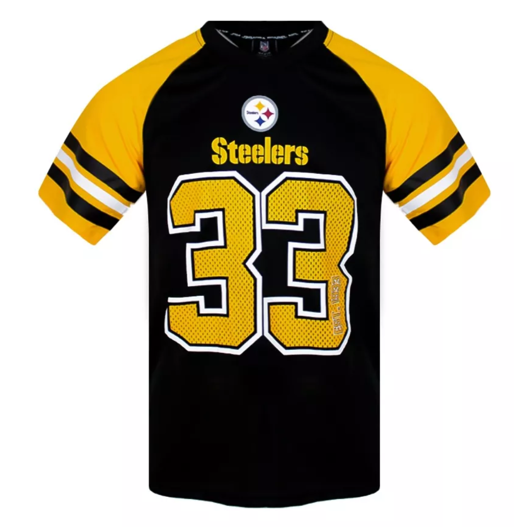 Playera Deportiva tipo Jersey NFL Pittsburgh Steelers