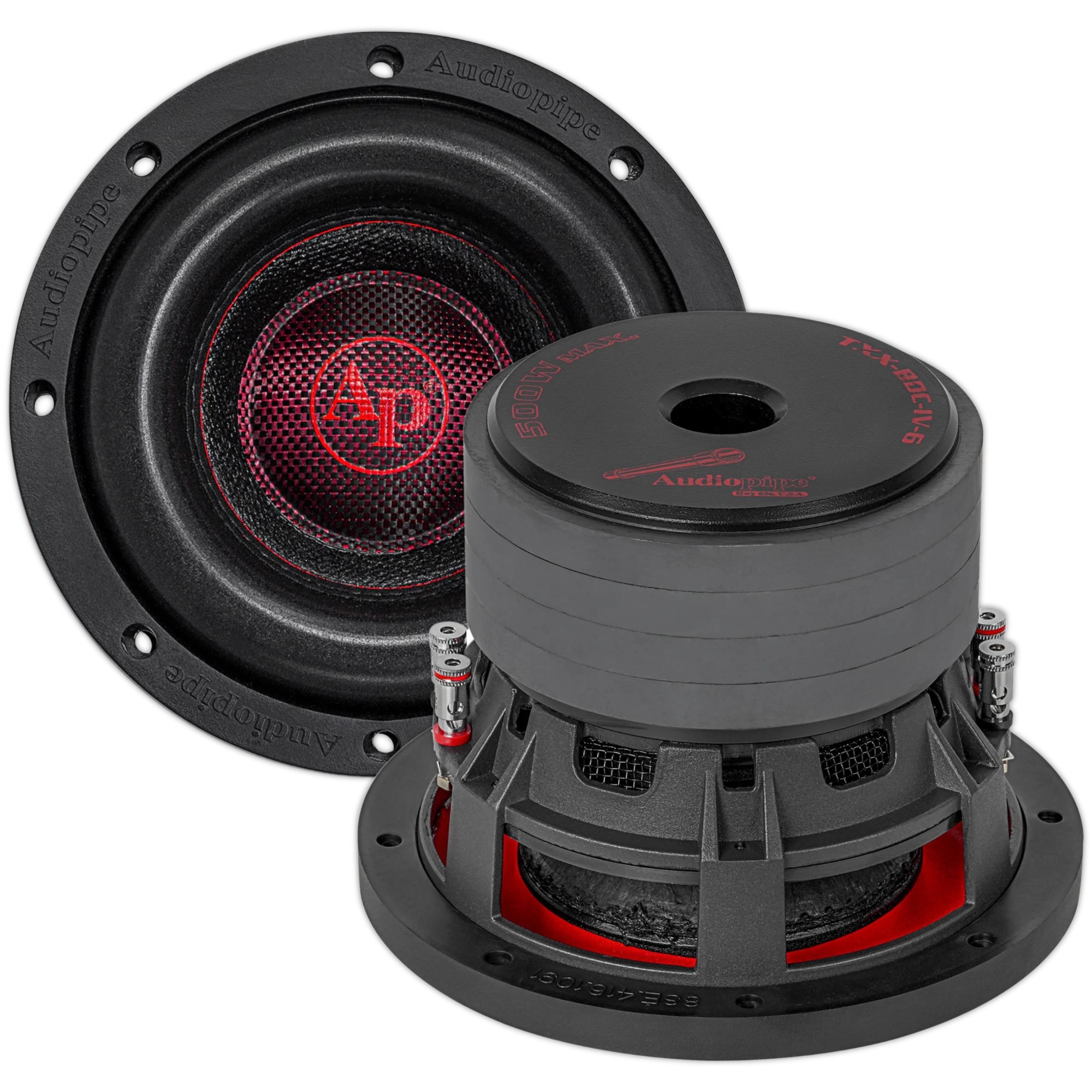 Subwoofer Audiopipe TXX-BDC-IV-6 500W 6 PLG Cono Kevlar