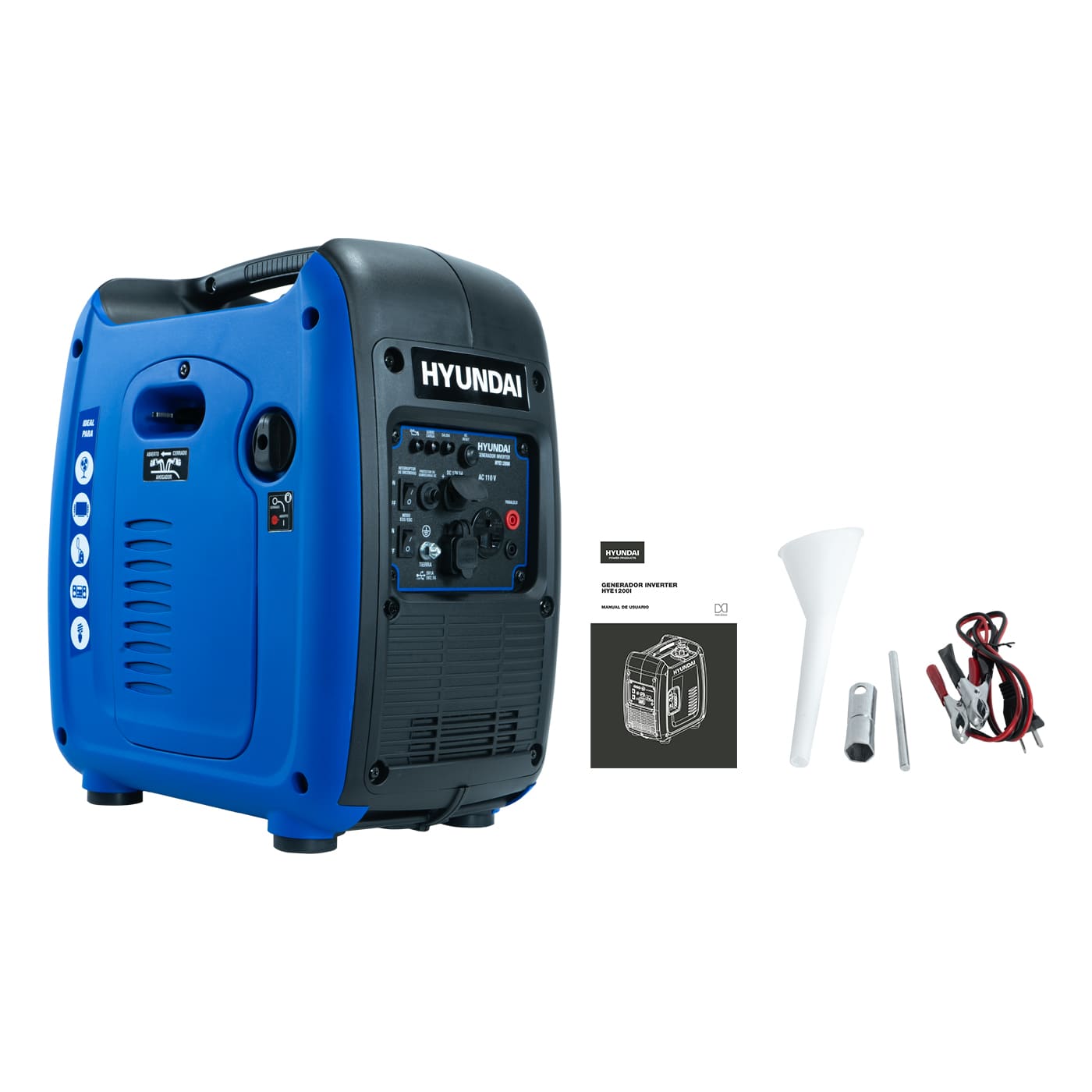 Generador Profesional Hyundai Inverter 1.3 Hp 110v/60hz - HYE1200I