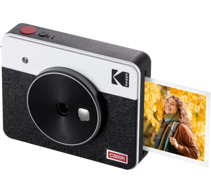 Camara digital instantánea mini retro con impresora 