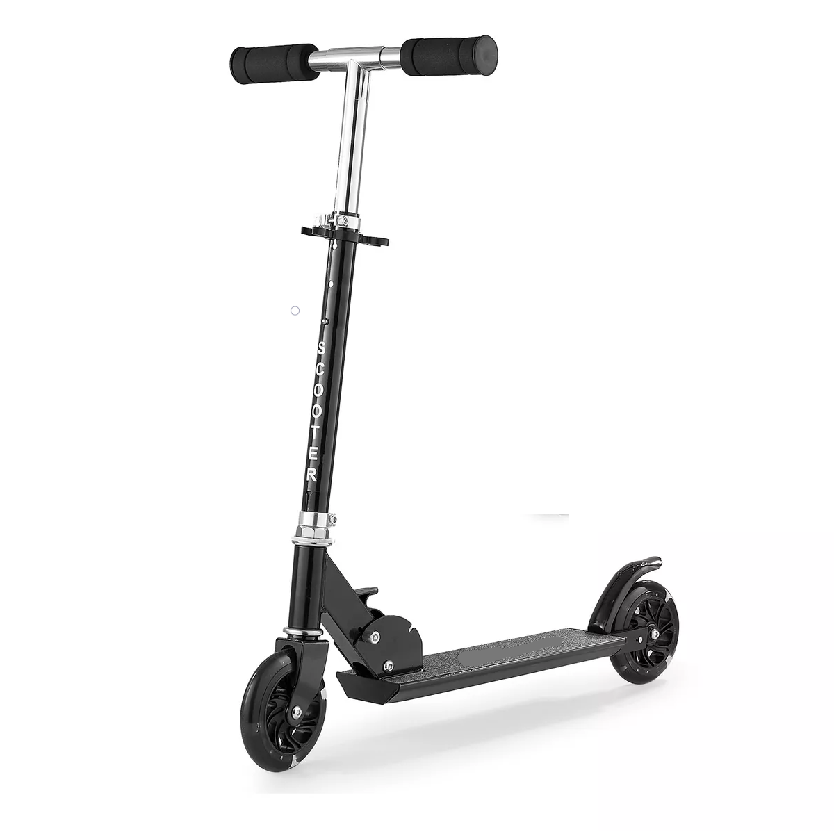 Scooter Plegable Regulable En Altura Negro