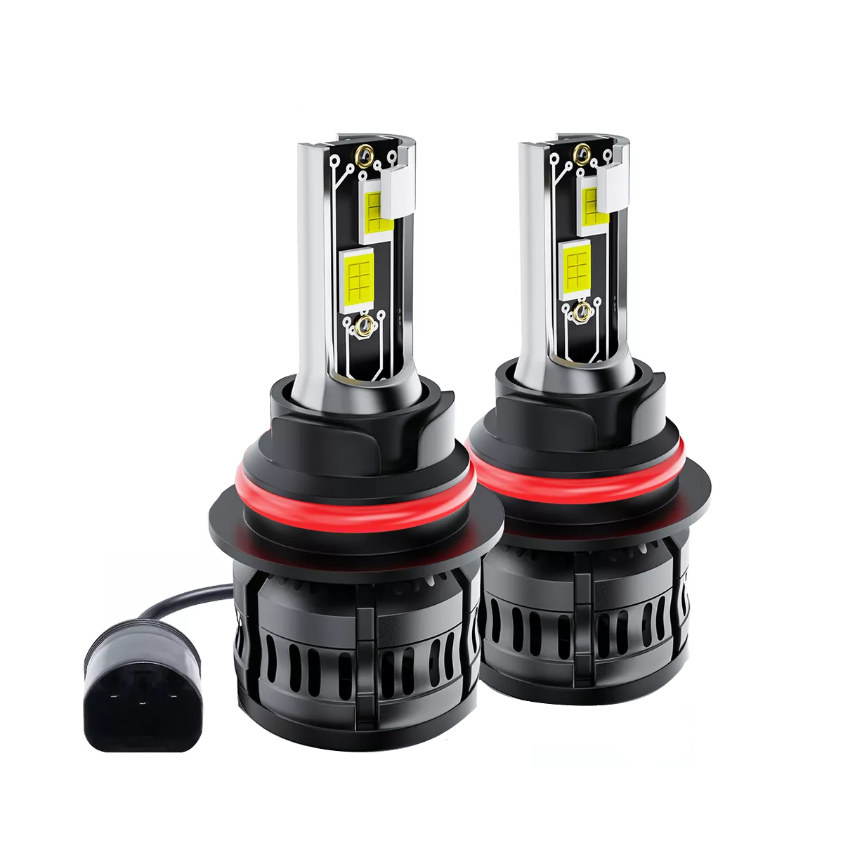 Kit Faros De Led Conector 9007 Luz Alta Y Baja 6500k